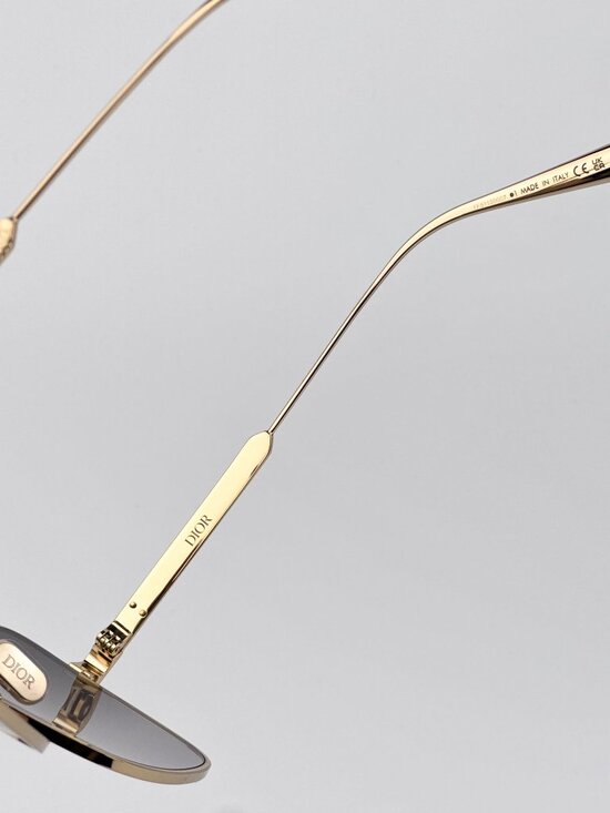 Dior DIORCANNAGE S1U Sunglasses – Gold Oversized Square Grey Gradient B0A1